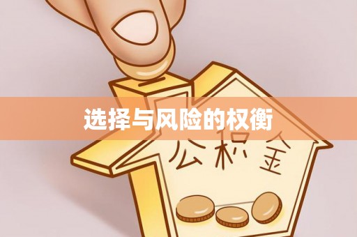 章丘选择与风险的权衡